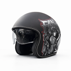 Premium Retro Open-Face Motorcycle Helmet – DOT & ECE Approved