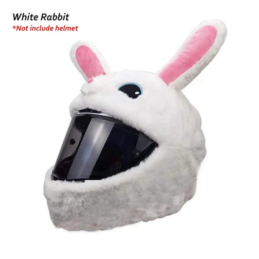 White Rabbit Motorcycle Helmet Cover