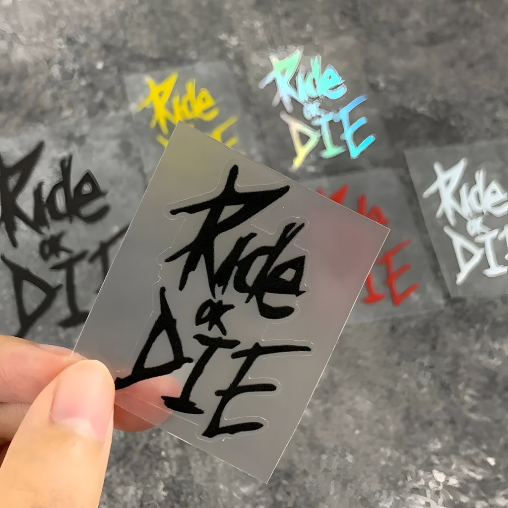 "Ride or Die" Bike Frame Stickers
