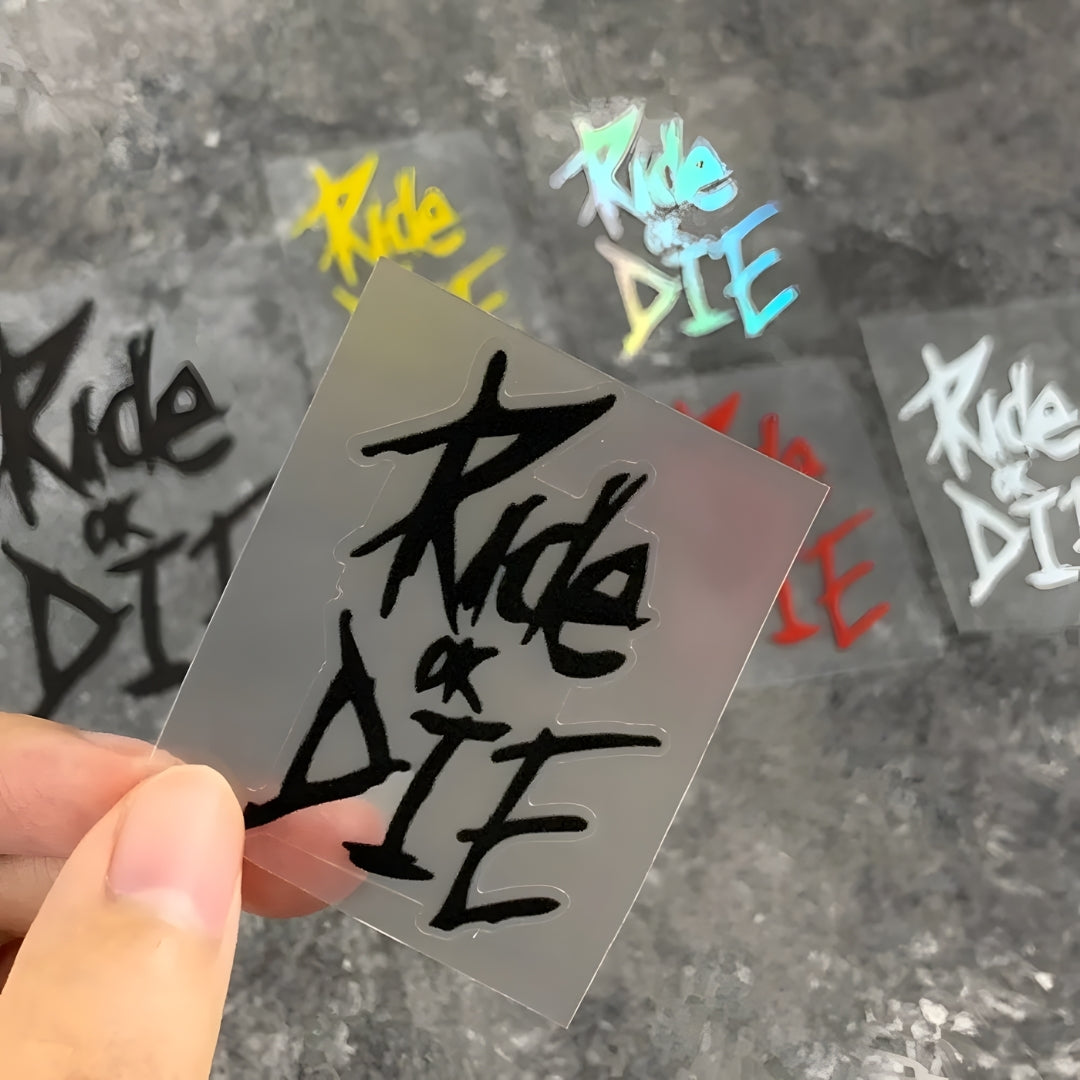 "Ride or Die" Bike Frame Stickers