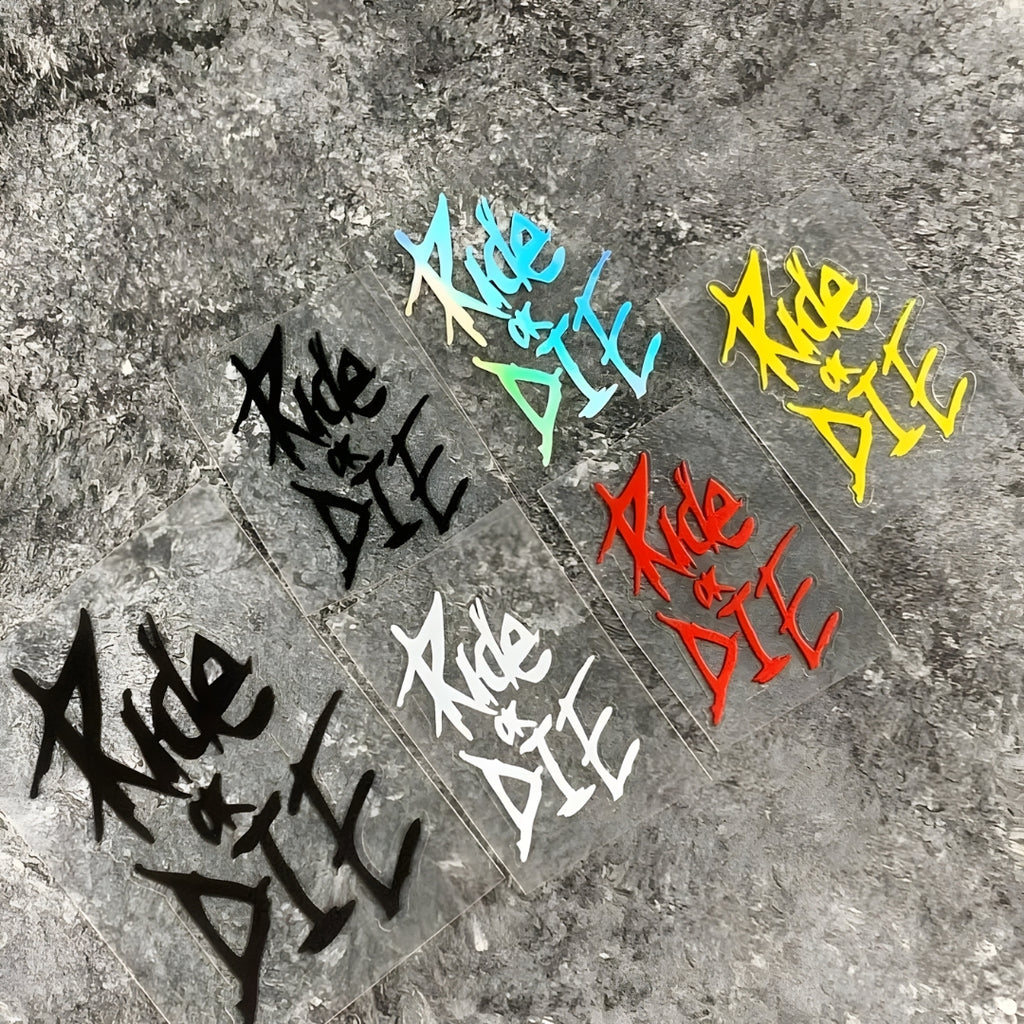 "Ride or Die" Bike Frame Stickers