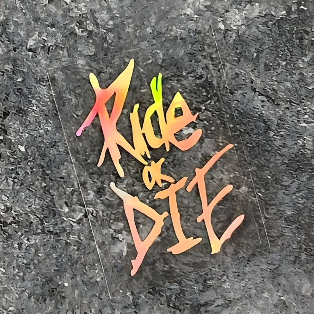 "Ride or Die" Bike Frame Stickers