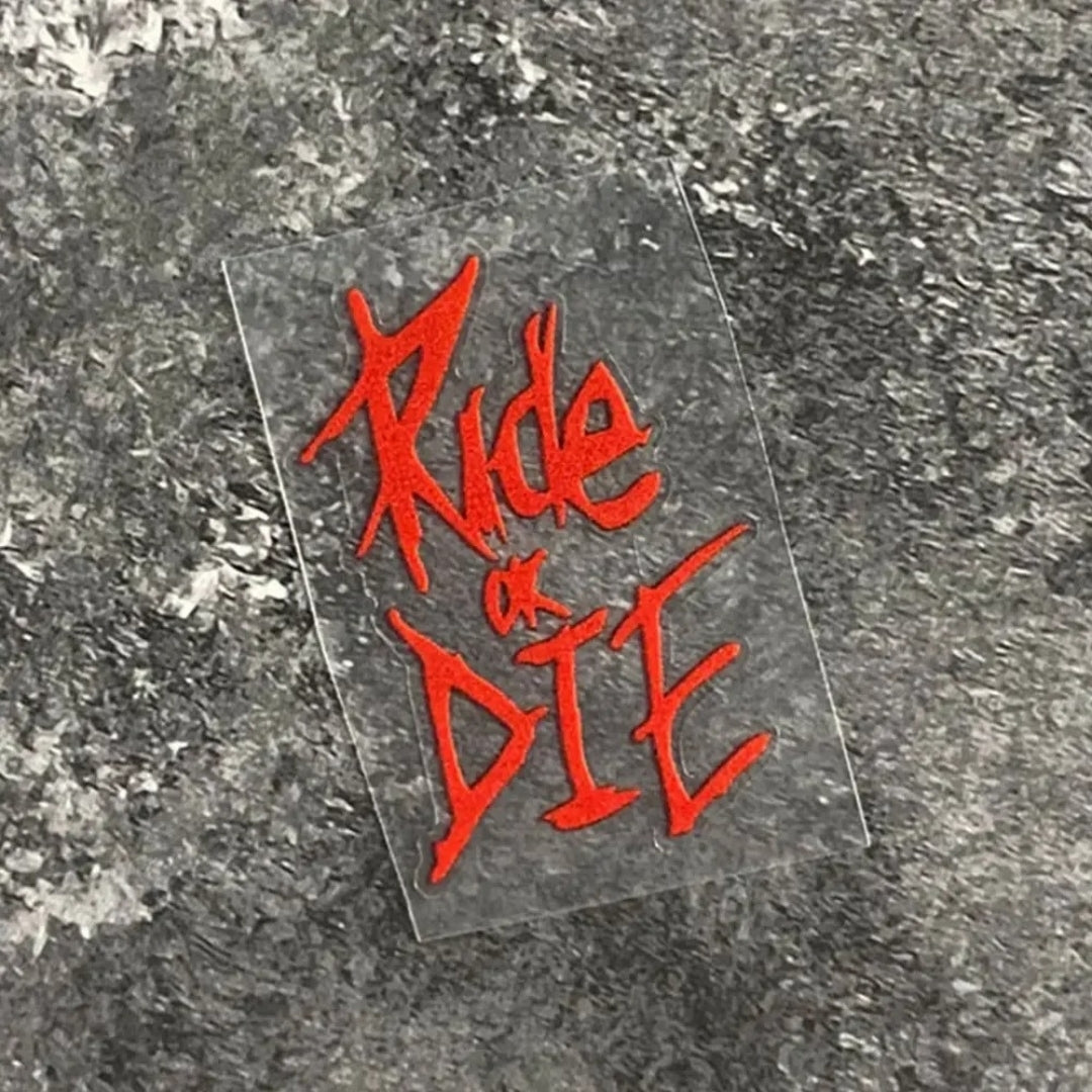 "Ride or Die" Bike Frame Stickers