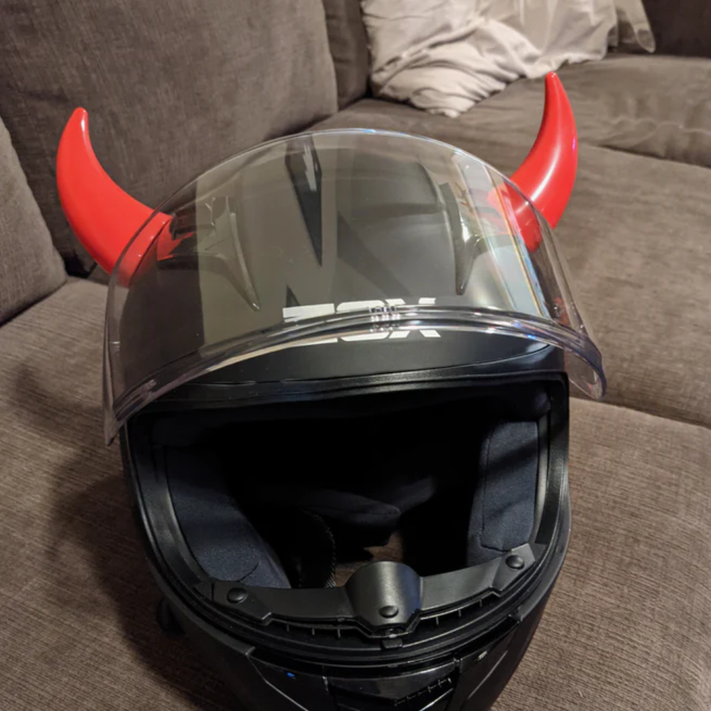 Devil Horns – Motorcycle Helmet Accessory