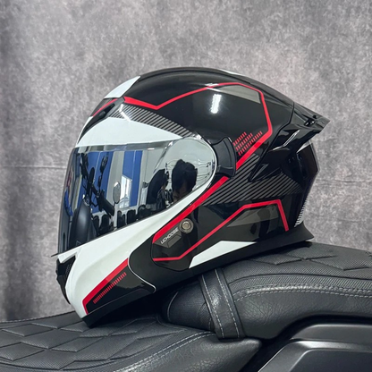 DOT Certified Modular Flip-Up Full Face Motorcycle Helmet
