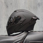 ORZ- Full Face Motorcycle Helmet Personalized Tail Wing