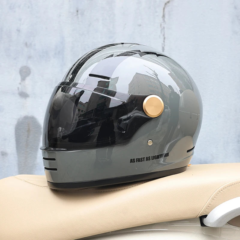 BF-905 Pro Motorcycle Helmet DOT Certification Retro Full Face