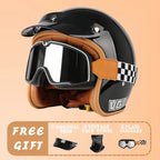EchoRetro Classic Open Face Helmet – DOT/ECE Approved