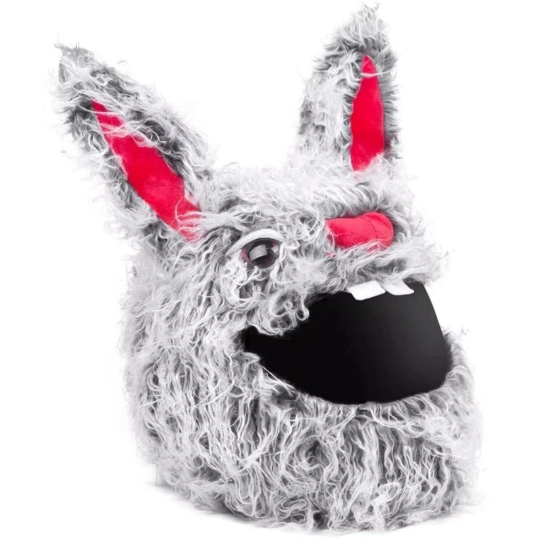 Long Hair Rabbit Motorcycle Helmet Cover