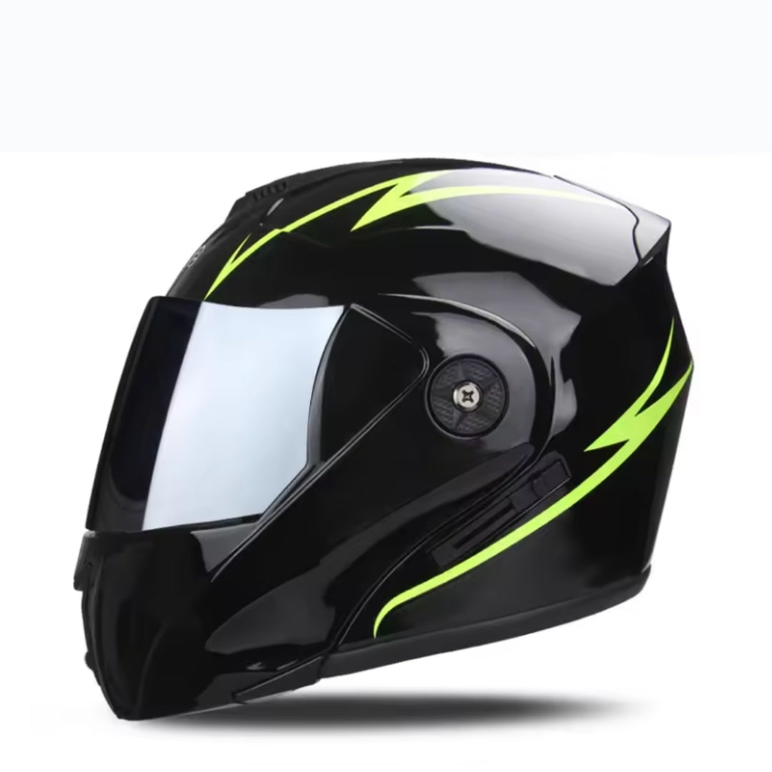 Motorcycle DOT Helmet Double Lens Cross Section Helmet