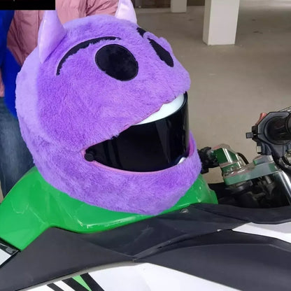 Purple Imp Motorcycle Helmet Cover