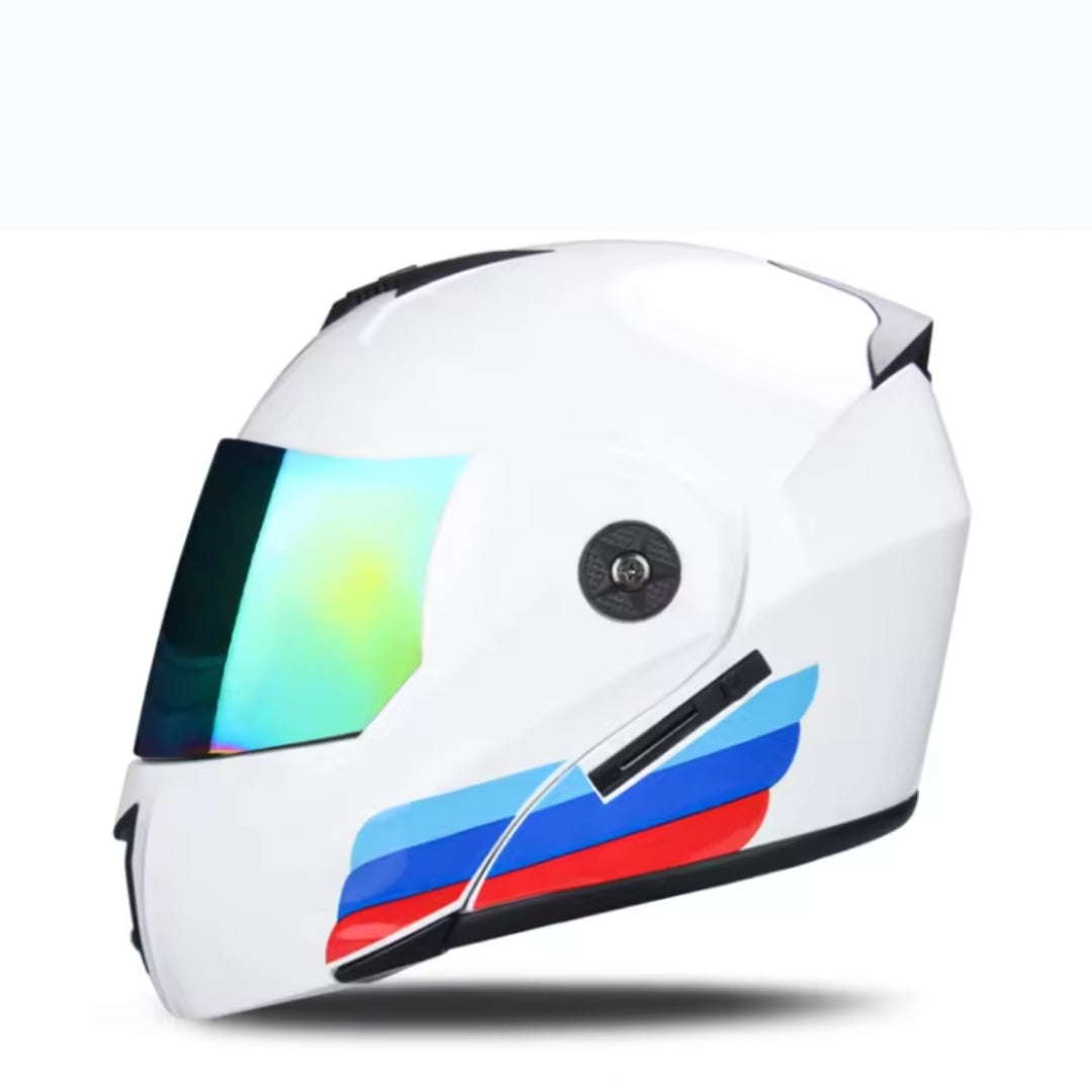 Motorcycle DOT Helmet Double Lens Cross Section Helmet