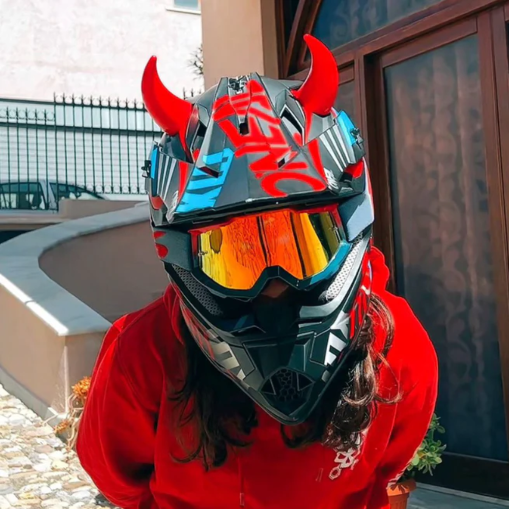 Devil Horns – Motorcycle Helmet Accessory