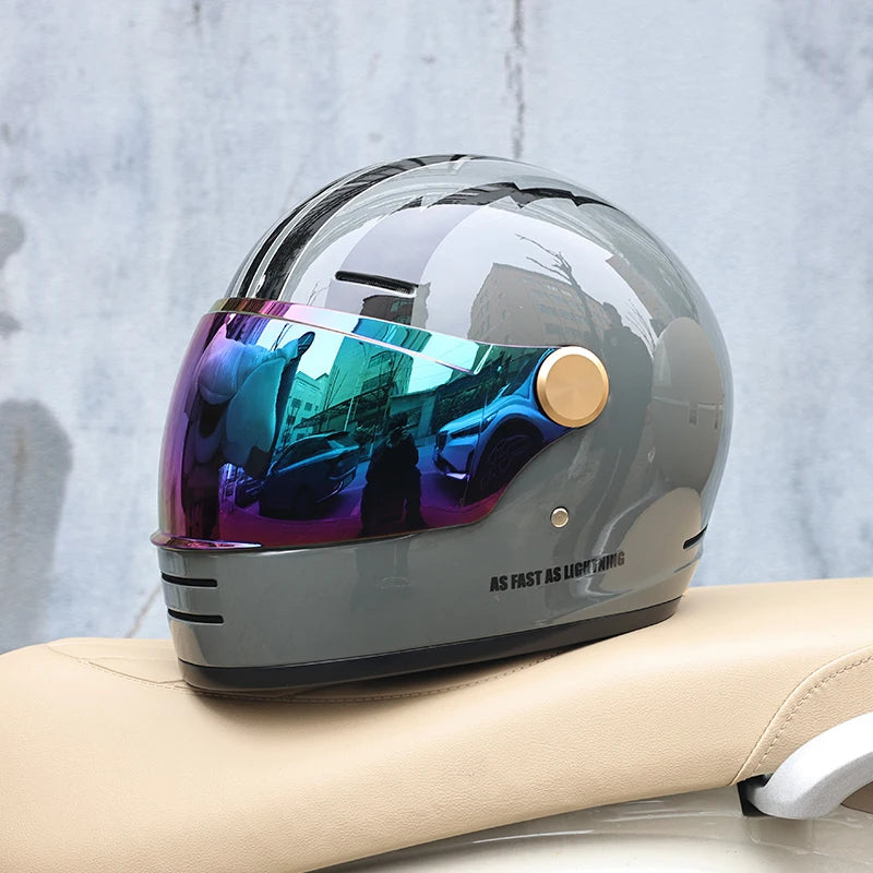BF-905 Pro Motorcycle Helmet DOT Certification Retro Full Face