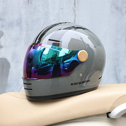 BF-905 Pro Motorcycle Helmet DOT Certification Retro Full Face