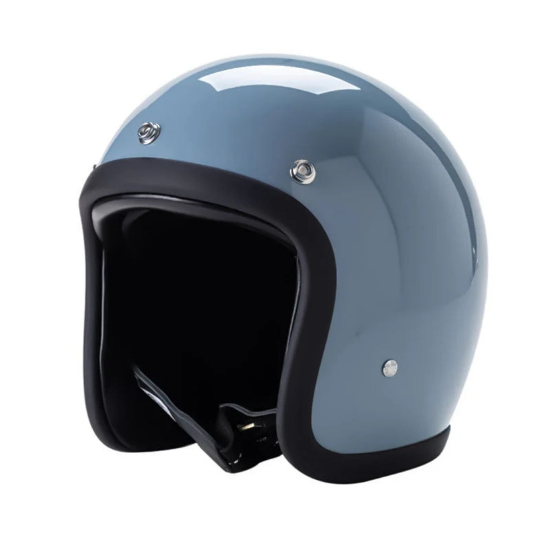 Low Profile Vintage Motorcycle Helmet - DOT and ECE Approved