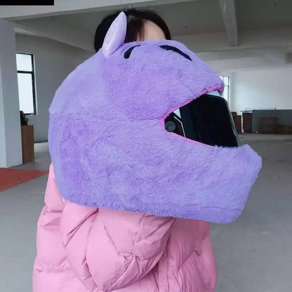 Purple Imp Motorcycle Helmet Cover