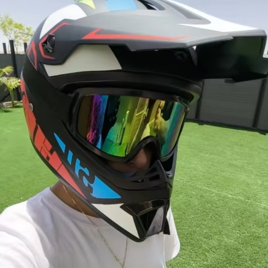 Off-road Motocross Casco Full Face Motorcycle Helmet