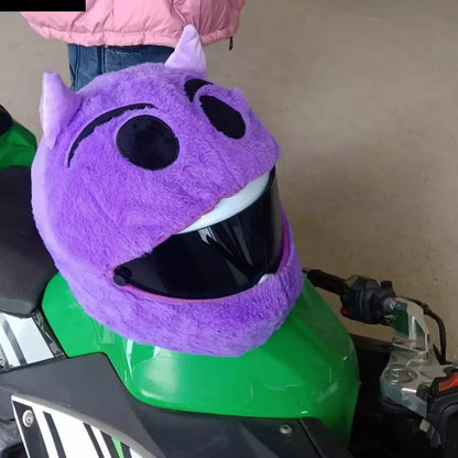 Purple Imp Motorcycle Helmet Cover