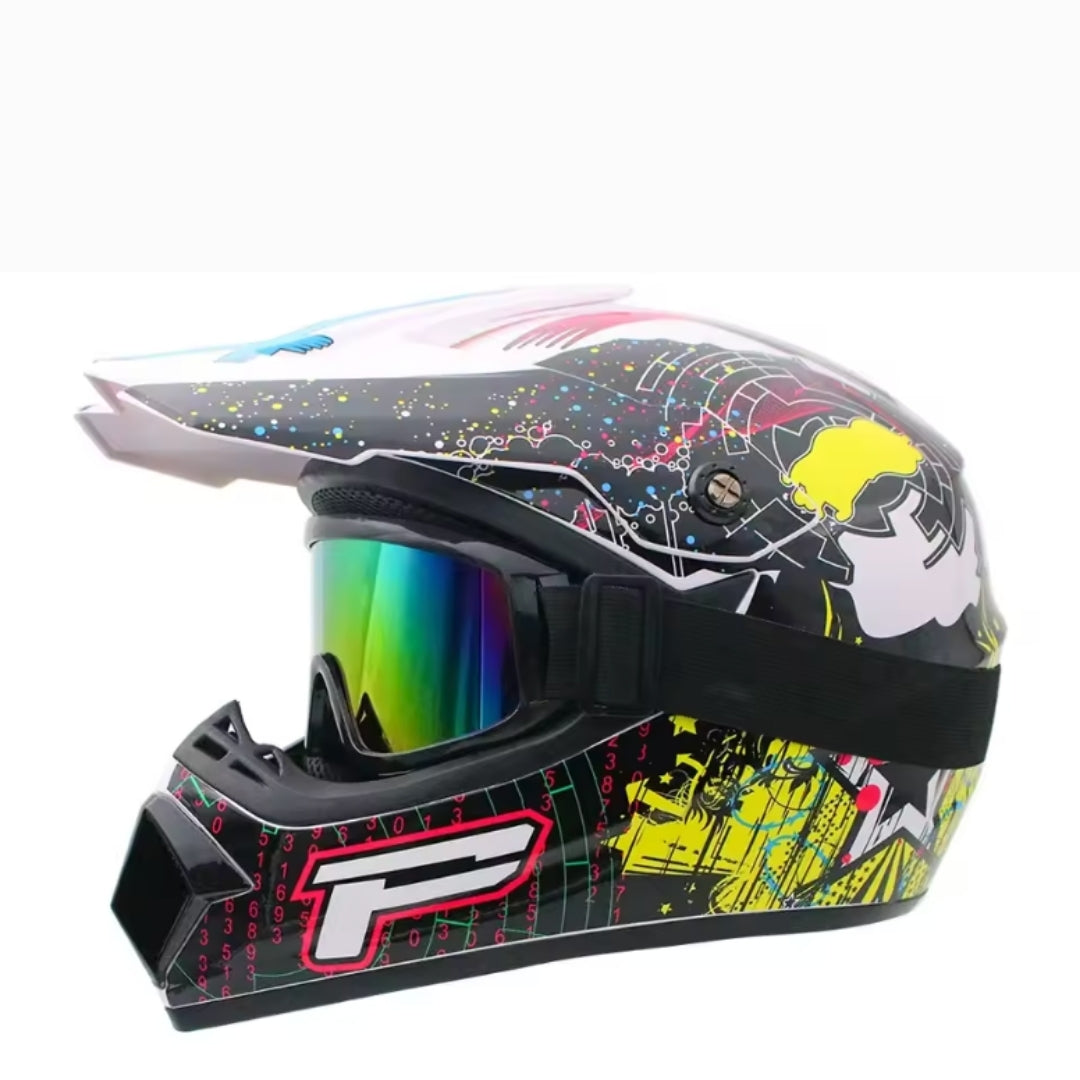 Off-road Motocross Casco Full Face Motorcycle Helmet