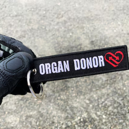 ORGAN DONOR KEYCHAIN