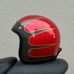 Chopper Low Profile Vintage Motorcycle Helmet - DOT & ECE Approved