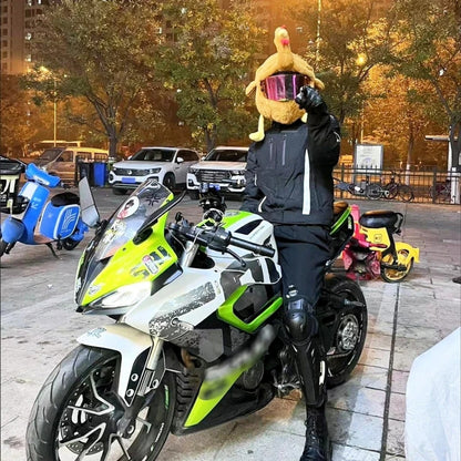 Chicken Motorcycle Helmet Cover