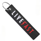 LIVE FAST KEYCHAIN