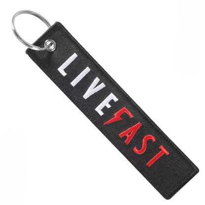 LIVE FAST KEYCHAIN