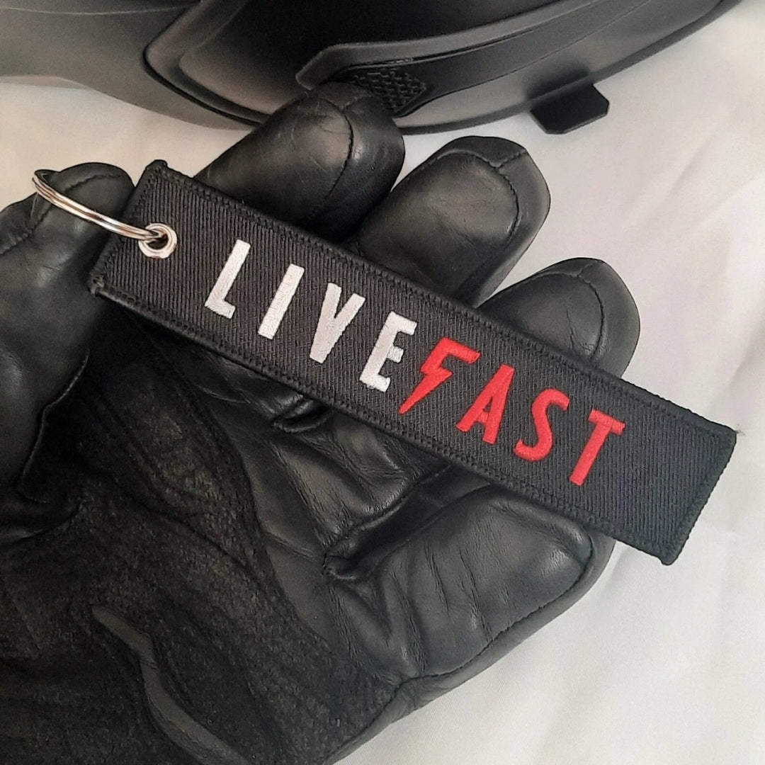 LIVE FAST KEYCHAIN