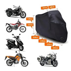 Motorcycle Cover Rain Protection and Sun Protection Built-in Anti-theft Buckle Dust Jacket
