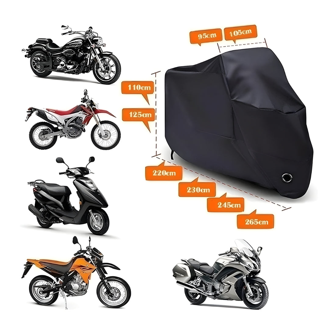 Motorcycle Cover Rain Protection and Sun Protection Built-in Anti-theft Buckle Dust Jacket