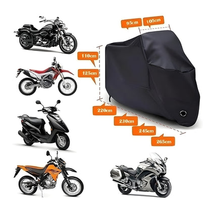 Motorcycle Cover Rain Protection and Sun Protection Built-in Anti-theft Buckle Dust Jacket