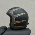Chopper Low Profile Vintage Motorcycle Helmet - DOT & ECE Approved