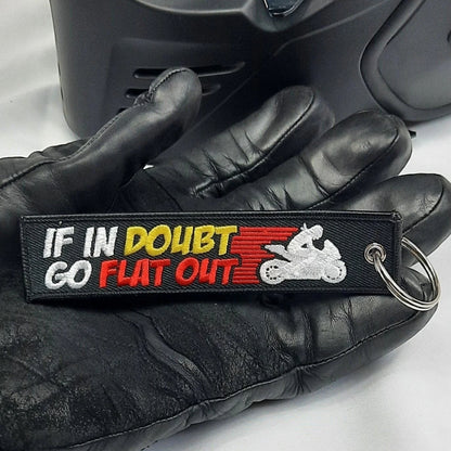 GO FLAT OUT KEYCHAIN