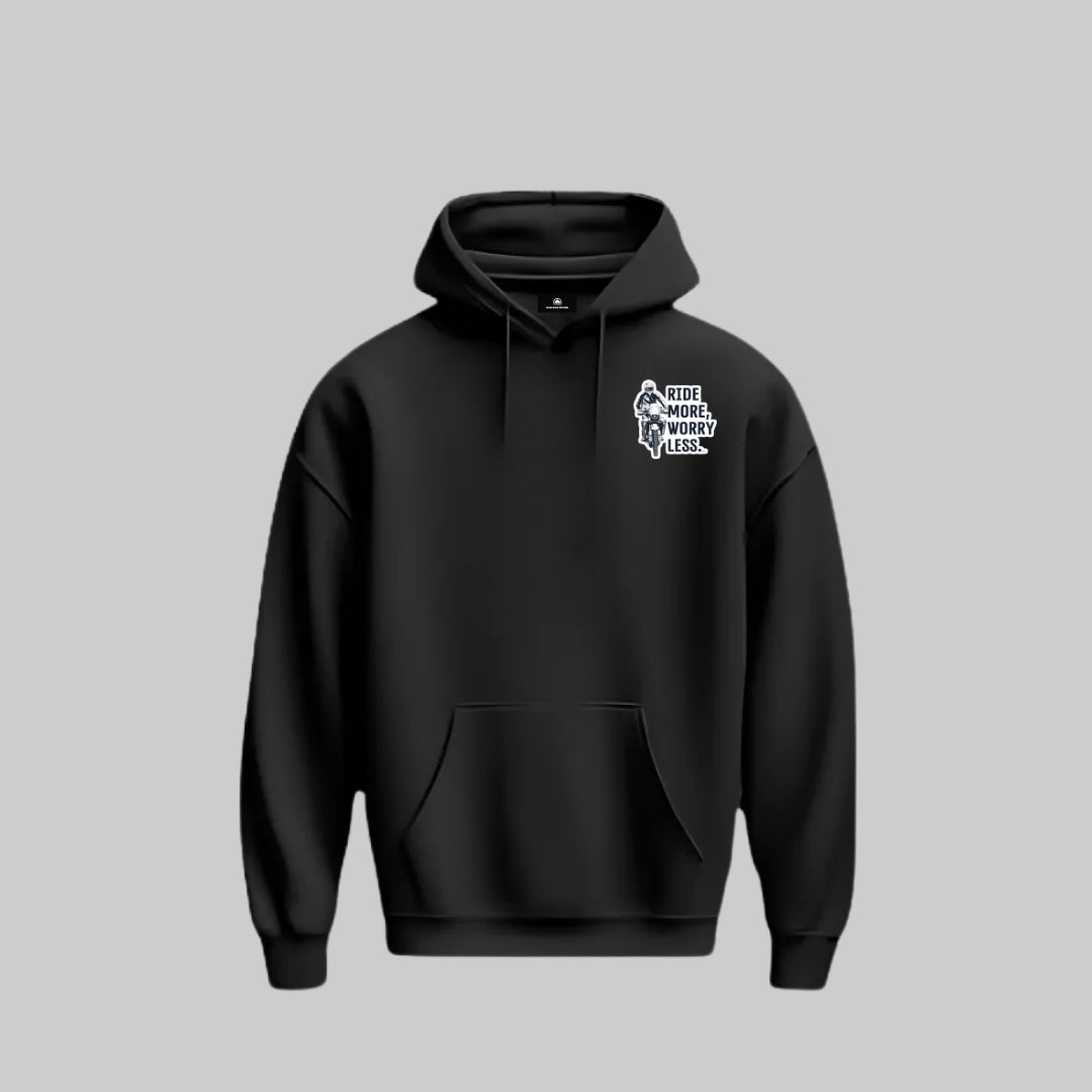 Ride More, Worry Less Hoodie