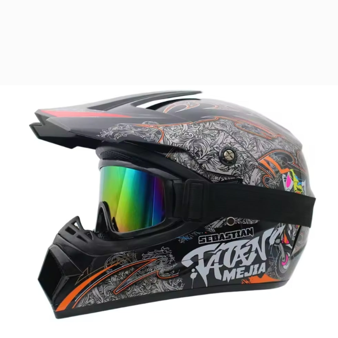 Off-road Motocross Casco Full Face Motorcycle Helmet