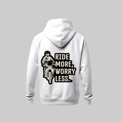 Ride More, Worry Less Hoodie