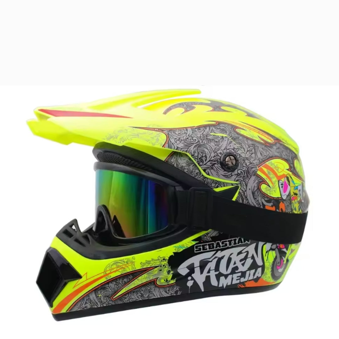 Off-road Motocross Casco Full Face Motorcycle Helmet