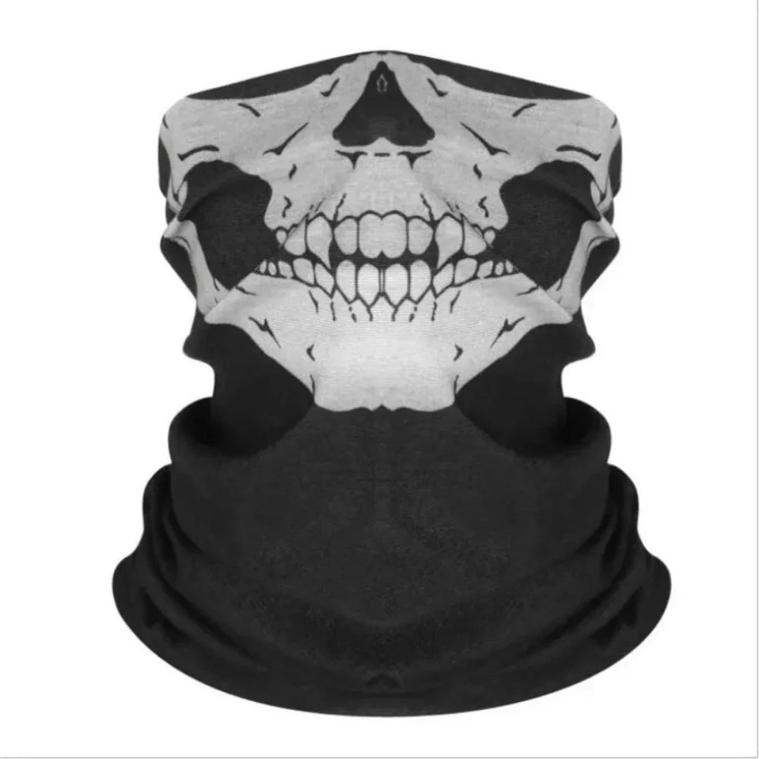 Bicycle Helmet Hood Bandana Breathable Windproof Skull