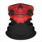 Bicycle Helmet Hood Bandana Breathable Windproof Skull