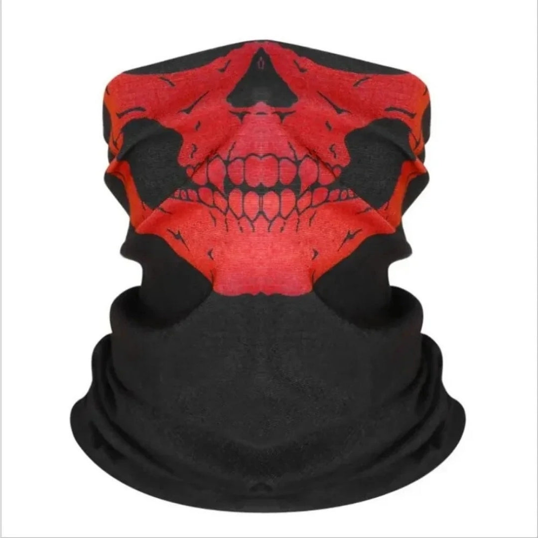Bicycle Helmet Hood Bandana Breathable Windproof Skull