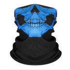 Bicycle Helmet Hood Bandana Breathable Windproof Skull