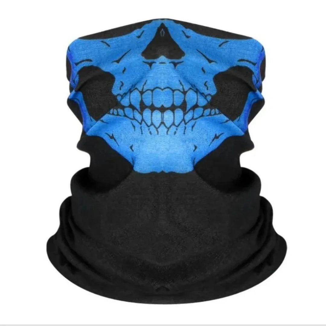 Bicycle Helmet Hood Bandana Breathable Windproof Skull