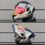 Motorcycle Full Face Modular Flip Helmet DOT Approval