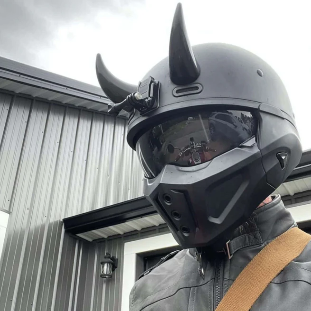 Devil Horns – Motorcycle Helmet Accessory