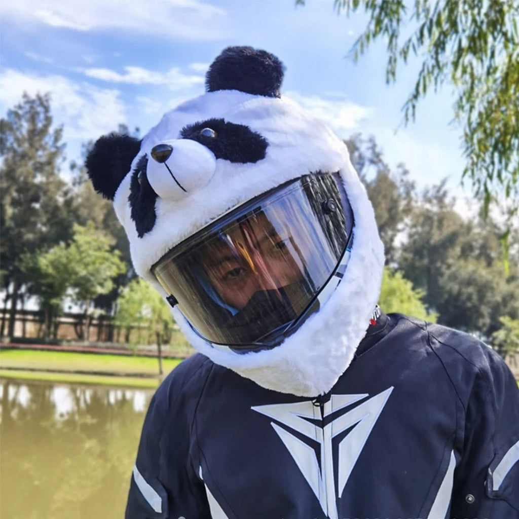 Panda Motorcycle Helmet Cover