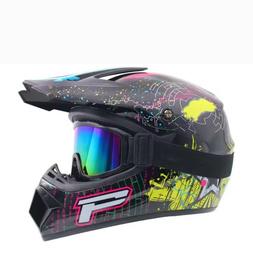Off-road Motocross Casco Full Face Motorcycle Helmet