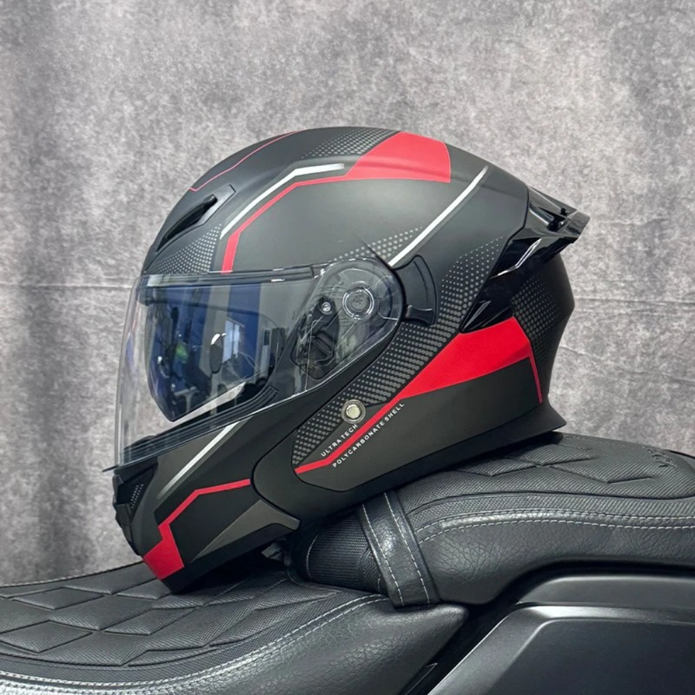 DOT Certified Modular Flip-Up Full Face Motorcycle Helmet