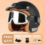 EchoRetro Classic Open Face Helmet – DOT/ECE Approved